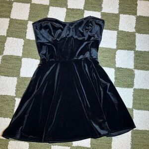 Gap Strapless Velvet Dress